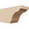 Ekena Millwork 6in. W x 8in. H x 16in. L Pescadero Woodgrain TimberThane Rafter Tail, Primed Tan RFTUR06X08X16PECRCPR - alternate 1